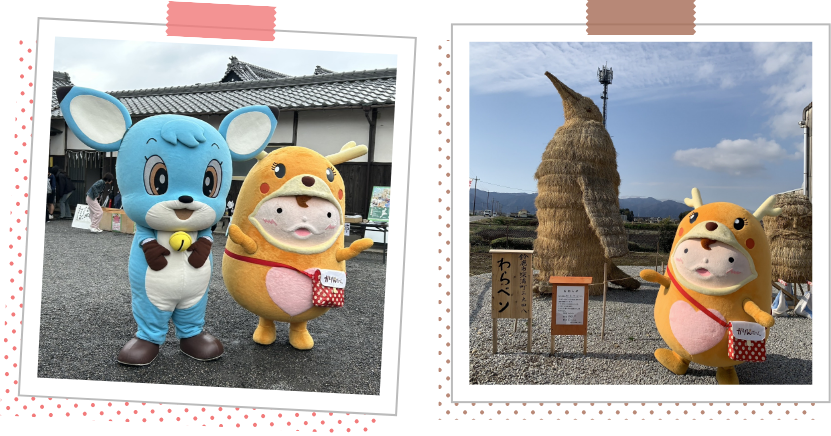 かりんちゃんの着ぐるみ写真(被るタイプ)